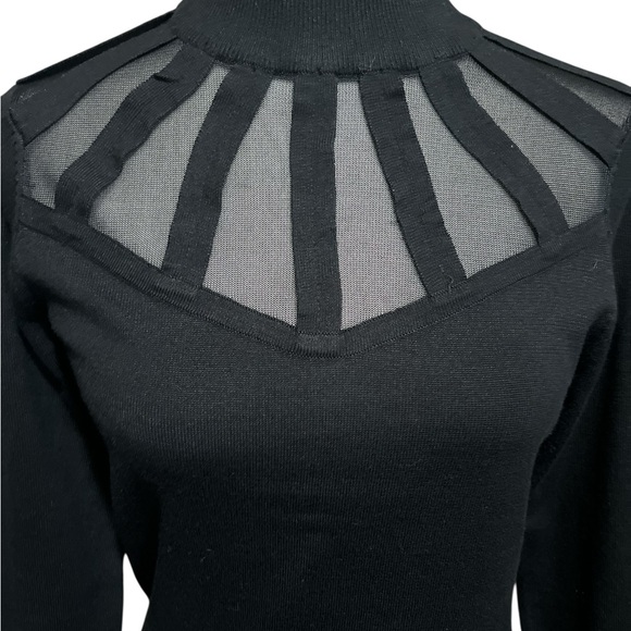 Carmen Marc Valvo Corp core contemporary comfort career turtleneck top - Picture 3 of 11